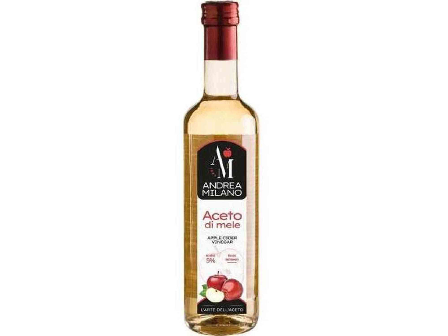 Aceto di Mele Andrea Milano 500 ml – Gusto Fresco e Delicato