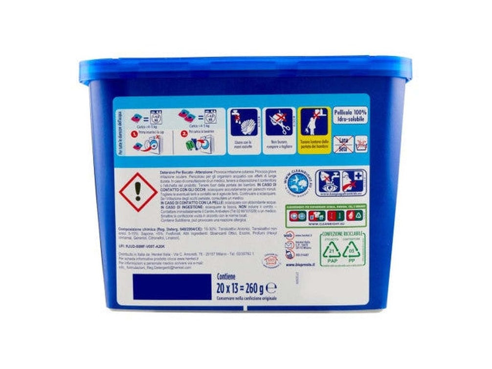 Biopresto Power Caps Classico 18 Lavaggi – Capsule Detersivo per Lavatrice