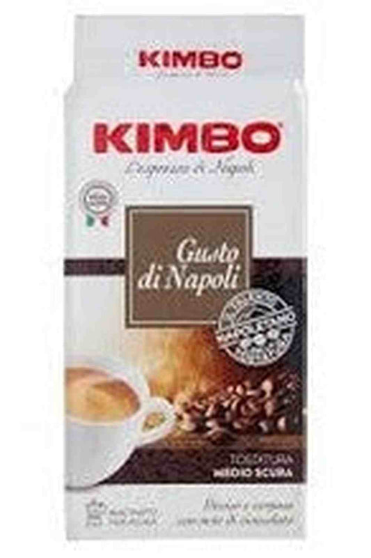Caffè Kimbo Gusto di Napoli 250g – Macinato per Moka, Aroma Intenso e Gusto Autentico