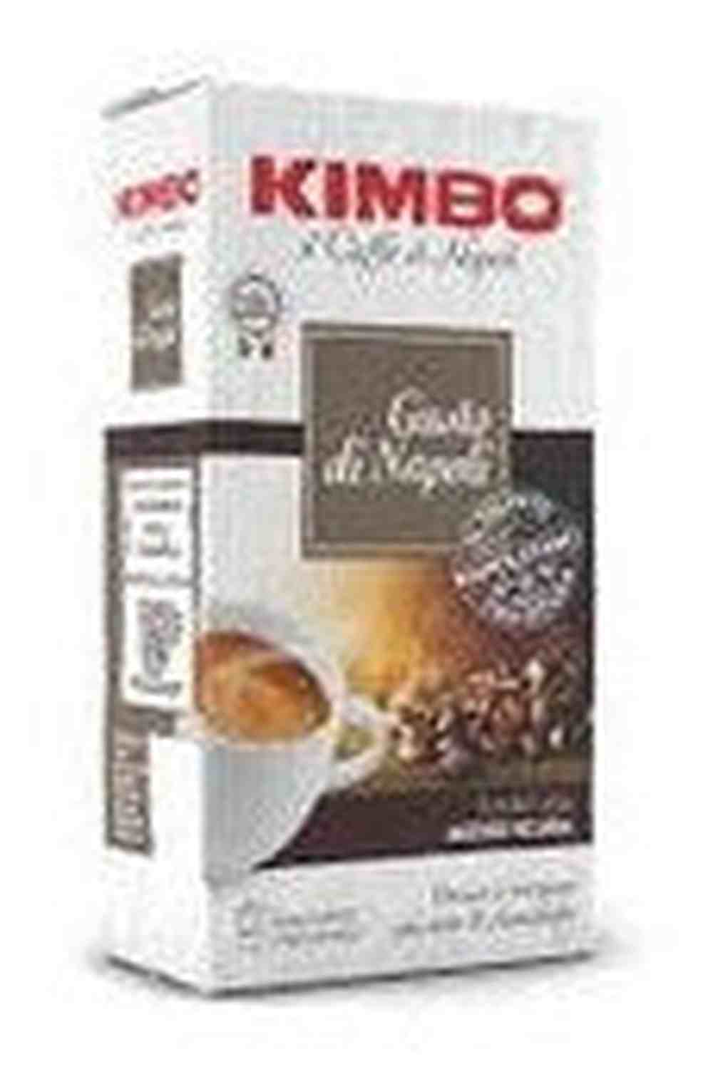 Caffè Kimbo Gusto di Napoli 250g – Macinato per Moka, Aroma Intenso e Gusto Autentico
