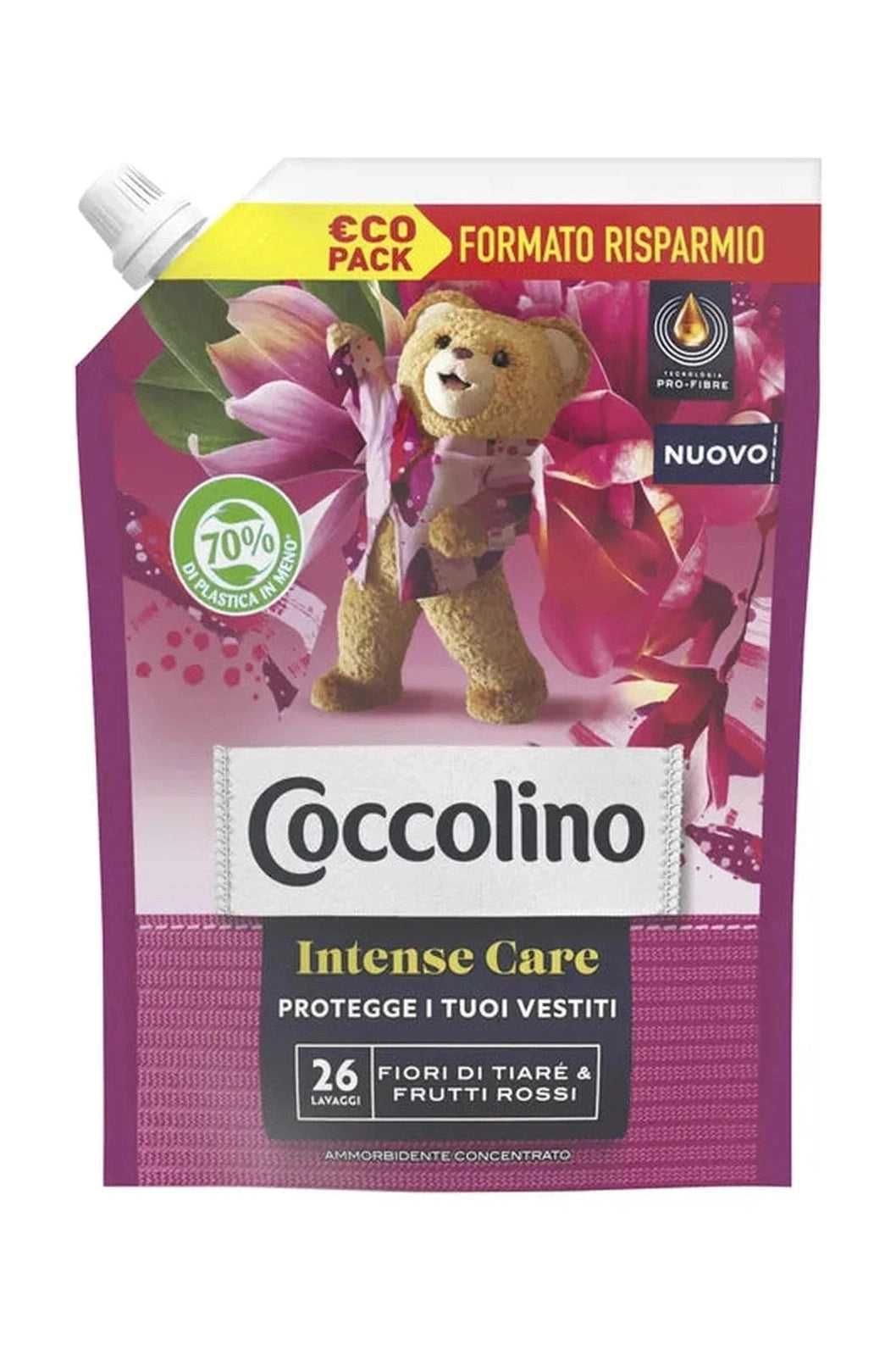 Ammorbidente Concentrato Coccolino Tiaré 600ml – Morbidezza e Profumo Esotico per un Bucato Sempre Fresco