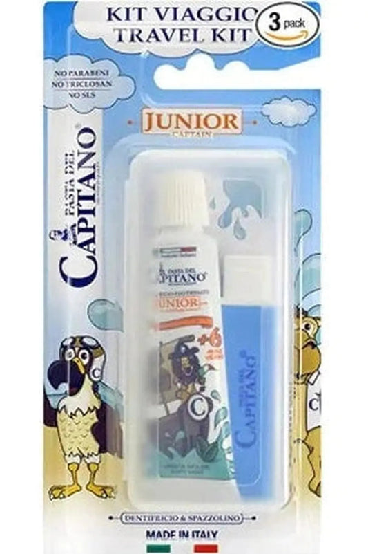Dentifricio e Spazzolino da Viaggio Pasta del Capitano Junior