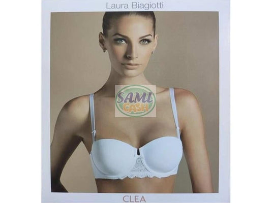 Reggiseno Balconcino Biagiotti Bianco 90343