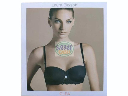 Reggiseno Balconcino Biagiotti Nero 90343