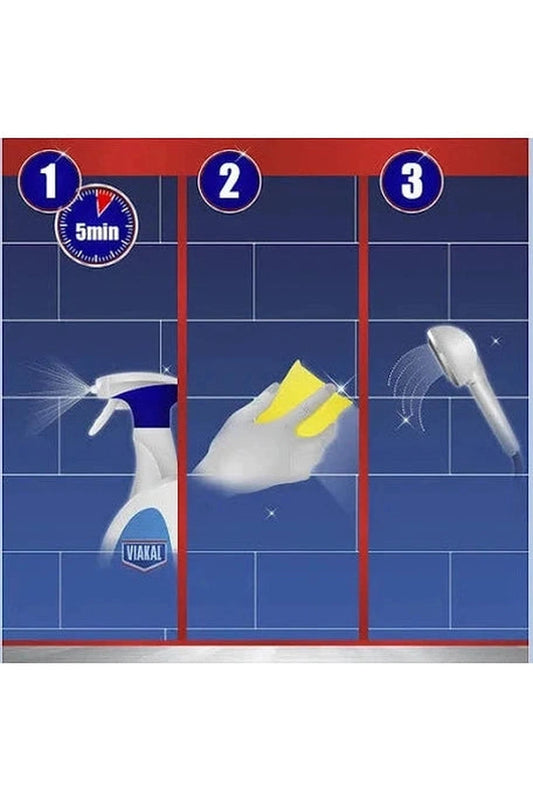 Viakal Anticalcare Spray Classico 700ml – Rimuove il Calcare e Ridona Brillantezza a Tutte le Superfici