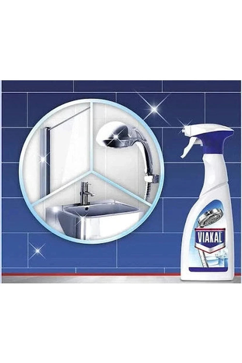 Viakal Anticalcare Spray Classico 700ml – Rimuove il Calcare e Ridona Brillantezza a Tutte le Superfici