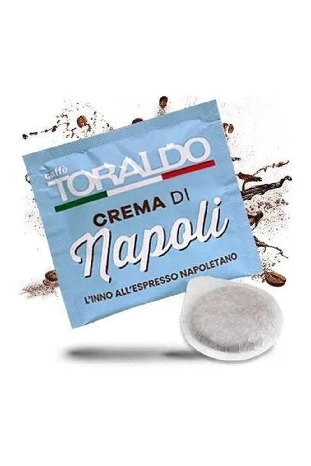 Cialde Caffè Toraldo Crema di Napoli 50pz – Espresso Napoletano Intenso e Cremoso per Moka e Macchine a Cialde