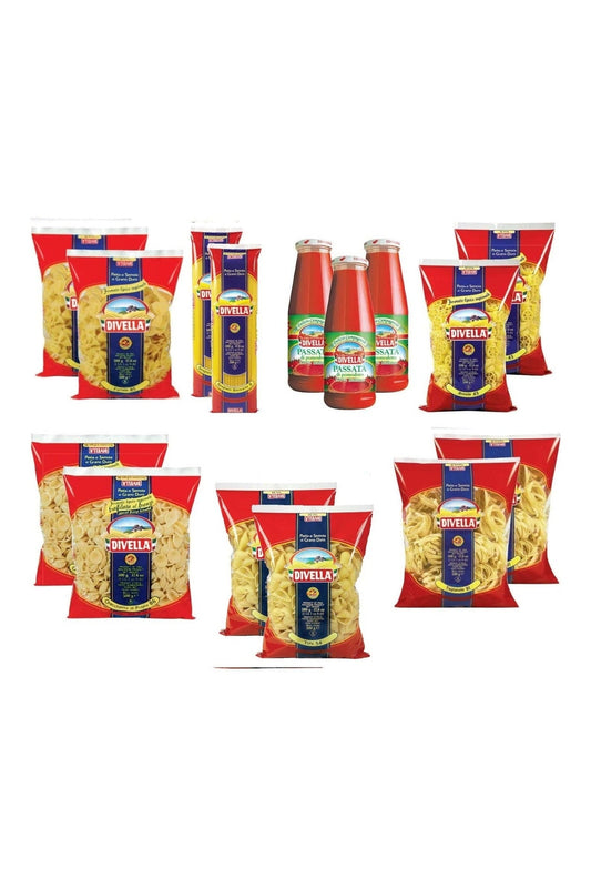 BOX FAMIGLIA Divella  Kit Pasta + Passata