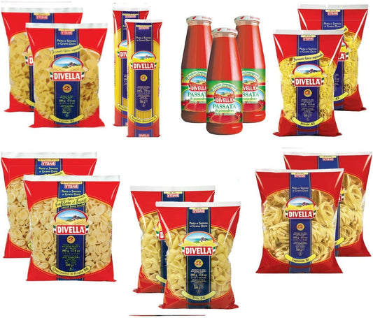 BOX FAMIGLIA Divella  Kit Pasta + Passata
