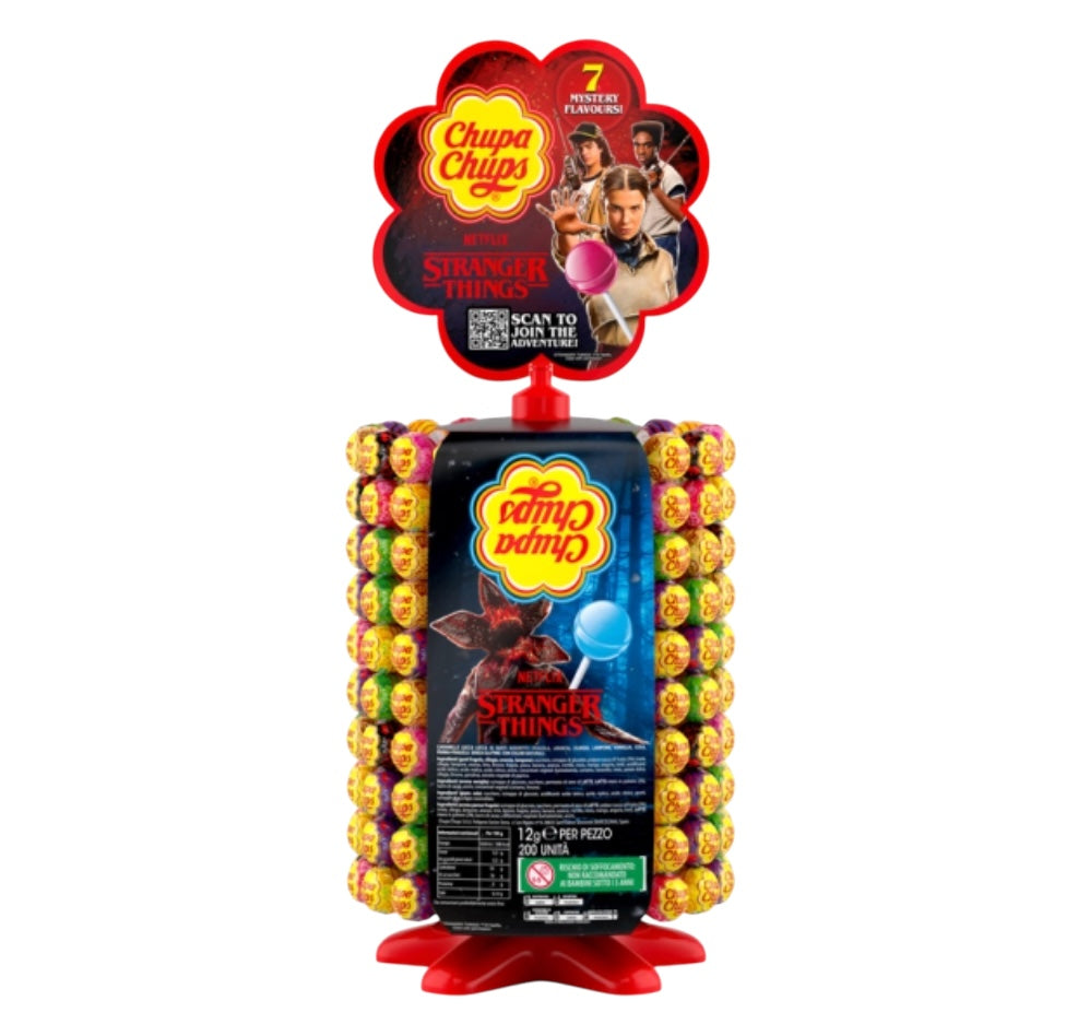Chupa Chups Ruota Stranger Things 287 Lecca Lecca Gusti Assortiti