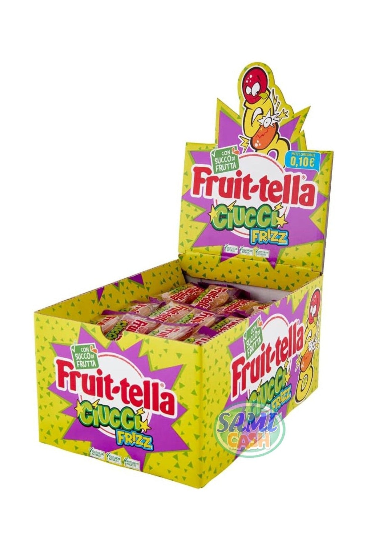 Caramelle Fruittella Ciuccio Frizz Frutta Monopezzo