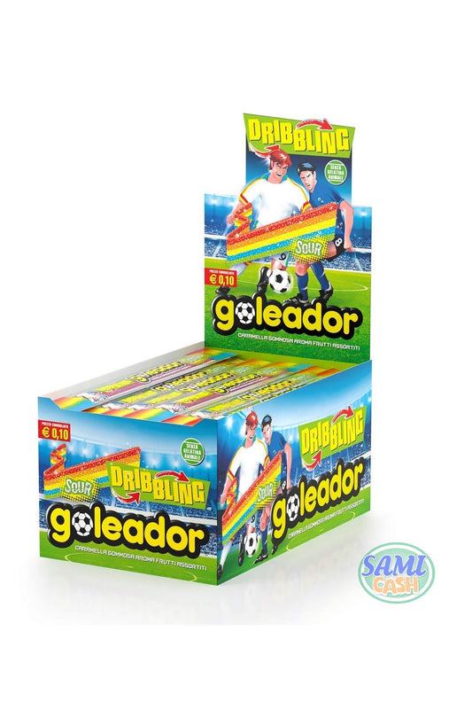 Caramelle Goleador Dribbling Rainbow Monopezzo 144pz