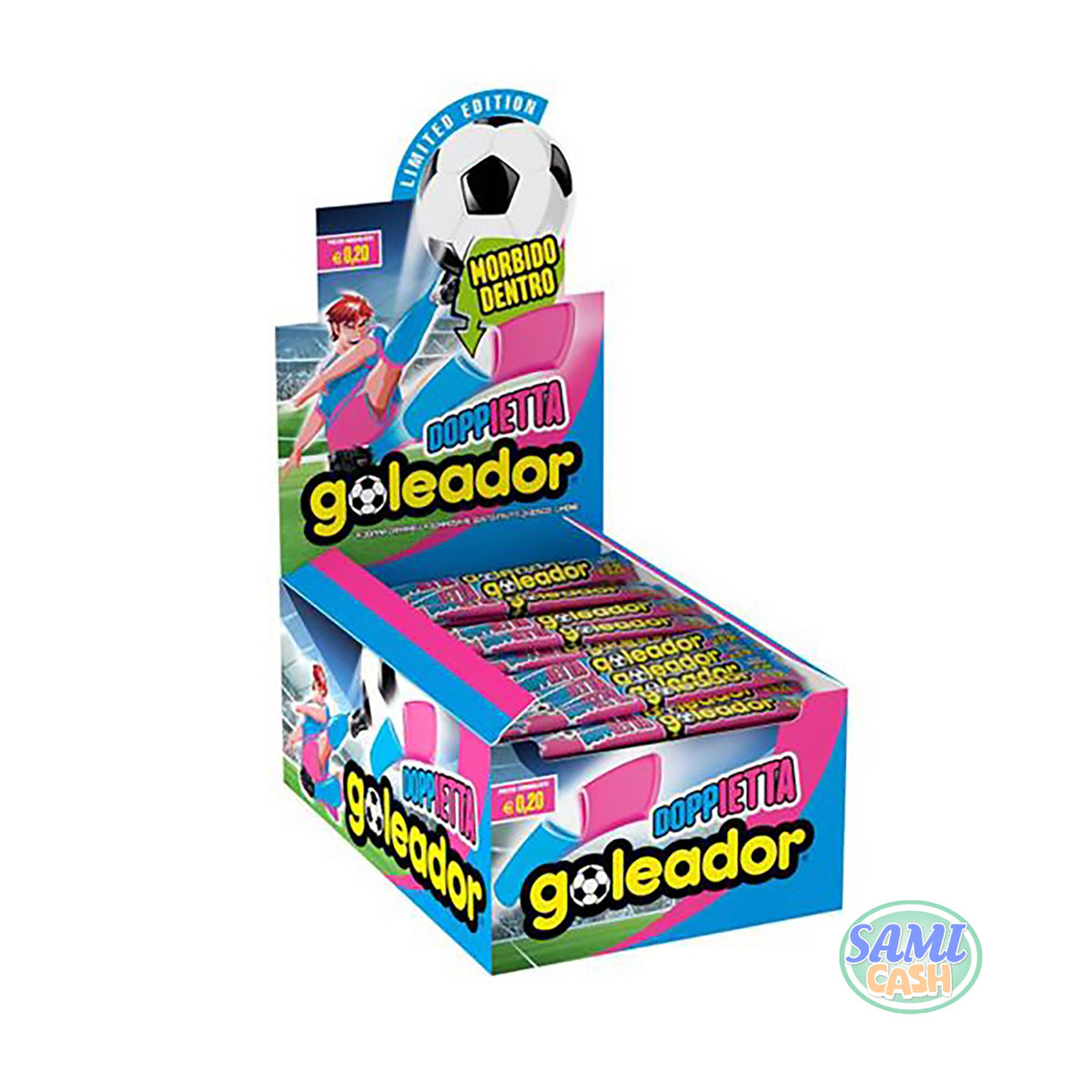 Caramelle Goleador Lastrina Doppietta Monopezzo 180 pezzi