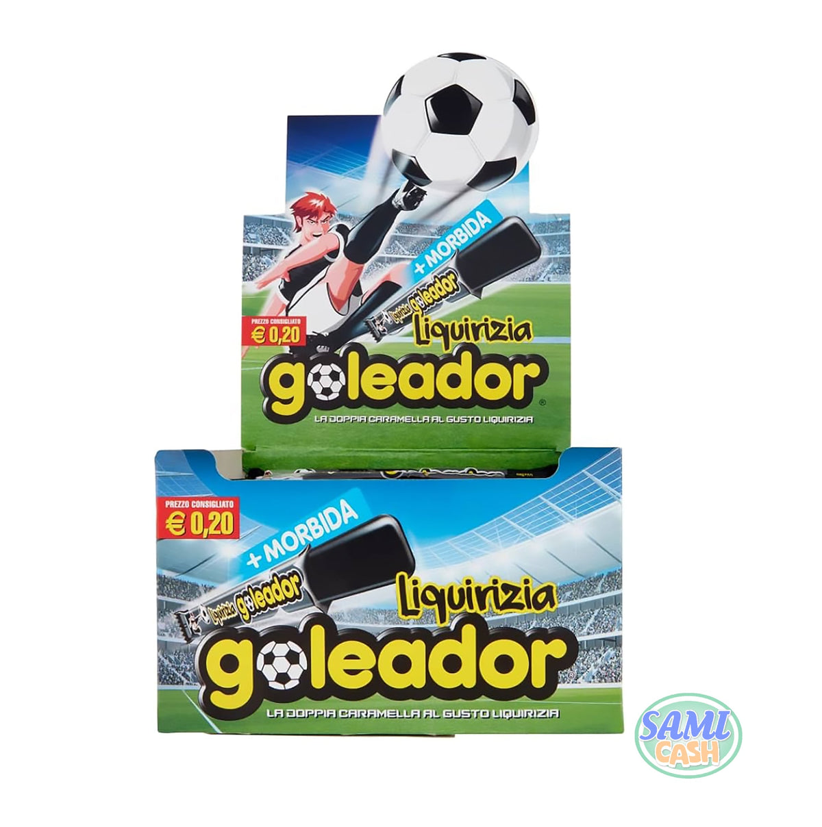 Caramelle Goleador Liquirizia Monopezzo 200pz