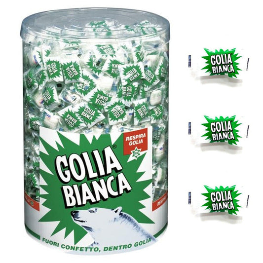 Caramelle Golia Bianca Barattolo 800 Pezzi