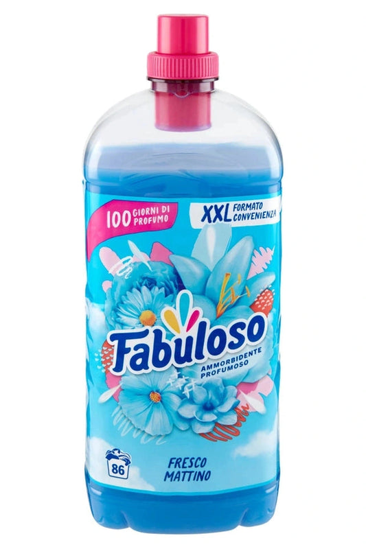 Fabuloso Ammorbidente Concentrato Fresco Mattino 1,9L – Morbidezza e Freschezza Prolungata per un Bucato Rigenerante