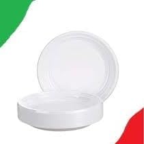 Piatti Piani in Plastica, 360 piatti, Riutilizzabili e Riciclabili