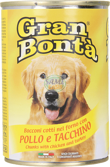 GRAN BONTA' BOCCONCINI CANE  400G x 24pezzi POLLO E TACCHINO