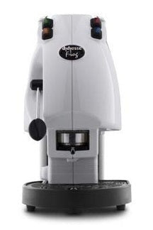 Frog Magica Emozione - Macchina Caffè Espresso Manuale con Cialde, Bianco