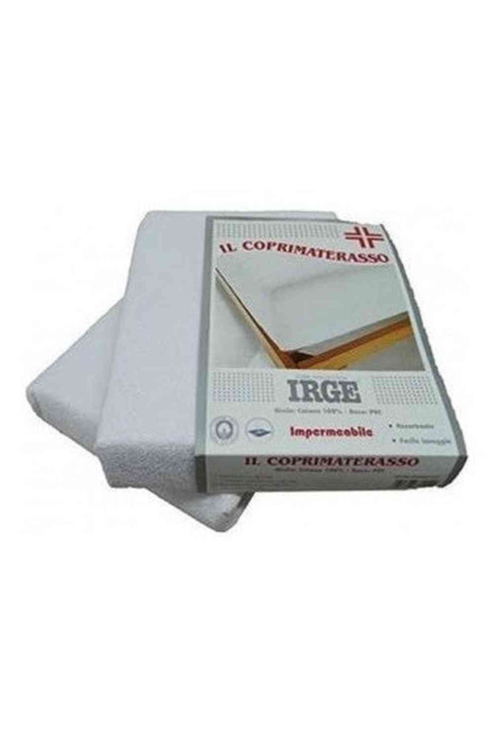Coprimaterasso Impermeabile IRGE 1 Piazza, 90x195 cm, Cotone 100%, PVC