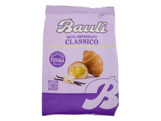 Mini Croissant Bauli Extragolosi 75g – Soffice Pasta Sfoglia con Ricco Ripieno alla Crema per una Pausa Irresistibile