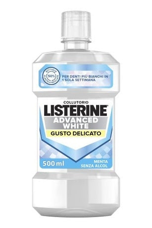 Collutorio Listerine 500ml Advanced Gusto Delicato 6pz