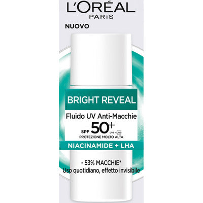 L'OREAL BRIGHT REVEAL FLUIDO UV ML.50 3 PZ