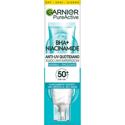 GARNIER PURE ACTIVE FLUIDO UV BHA ML40 3 PZ