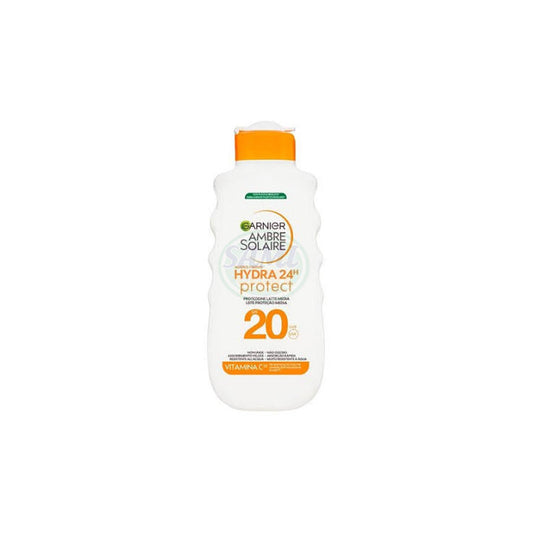 PROTEZIONE SOLARE GARNIER AMBRESOLAIRE HYDRA 24H LATTE SPF20 175ML
