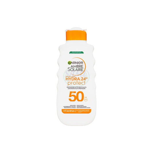 PROTEZIONE SOLARE GARNIER AMBRESOLAIRE HYDRA 24H LATTE SPF50 175ML
