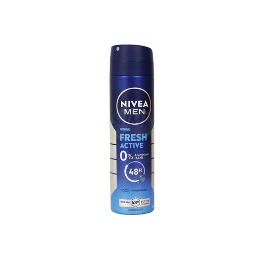 NIVEA DEO SPRAY 150 ML F.M FRESH ACTIVE 6 Pack