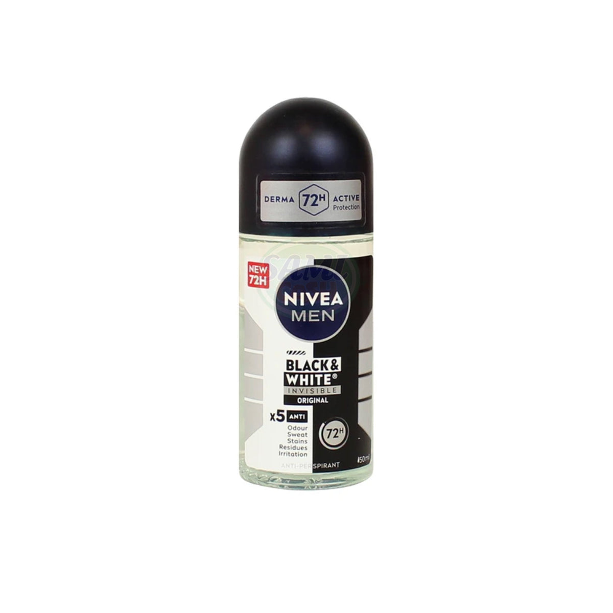 NIVEA DEO ROLL'ON 50 ML F.M B&W INVISIBILELE 6 Pack