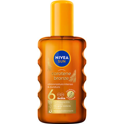 NIVEA SUN CAROTENE OLIO SPRAY FP6 200 12 PZ