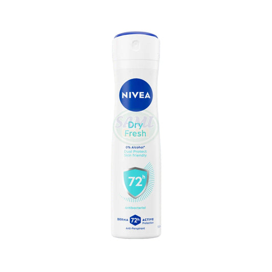 NIVEA DEO SPRAY 150 ML DRY FRESH 6 Pack