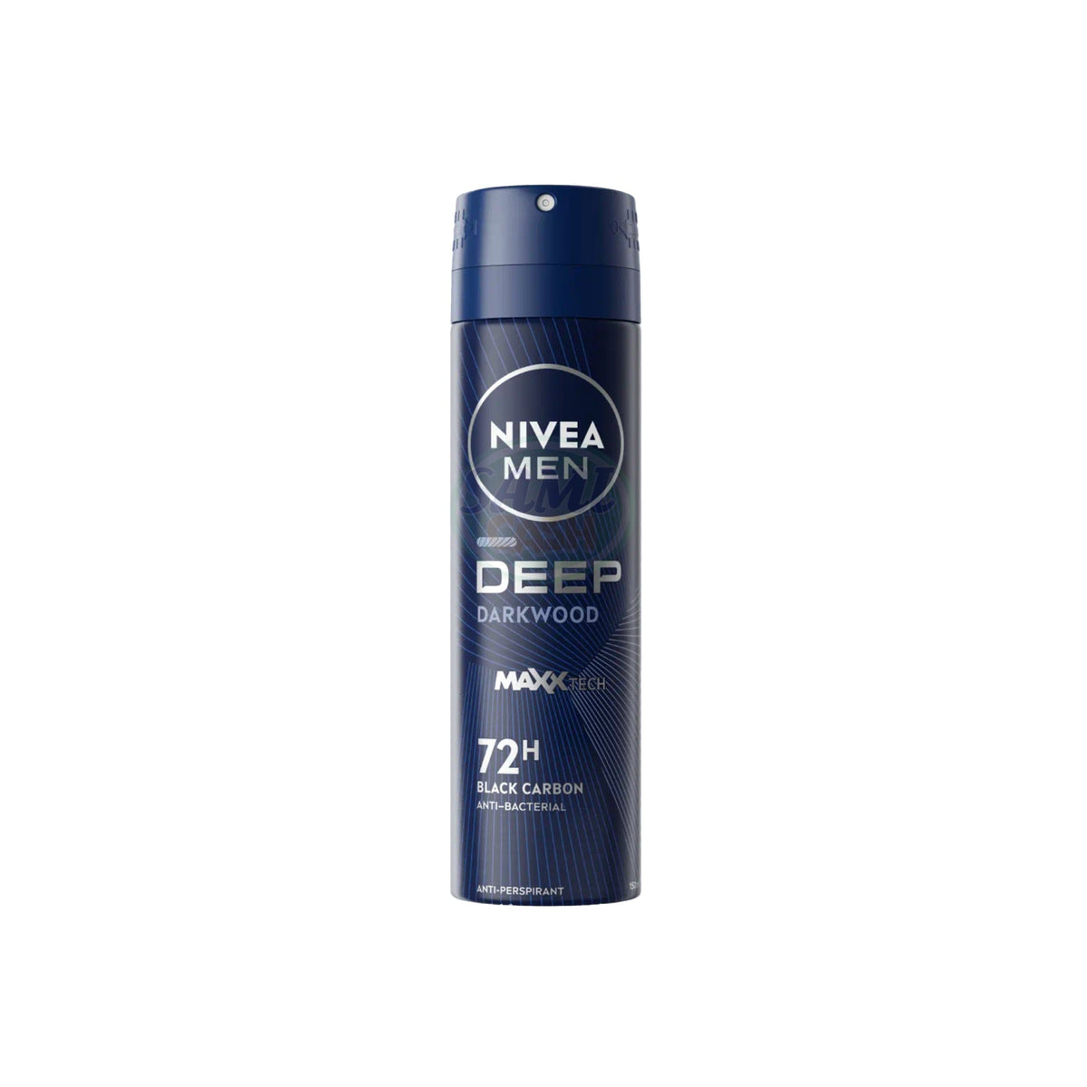 NIVEA DEO SPRAY 150 ML F.M DEEP MALE BLACK CARBONCK CARBON 6 Pack