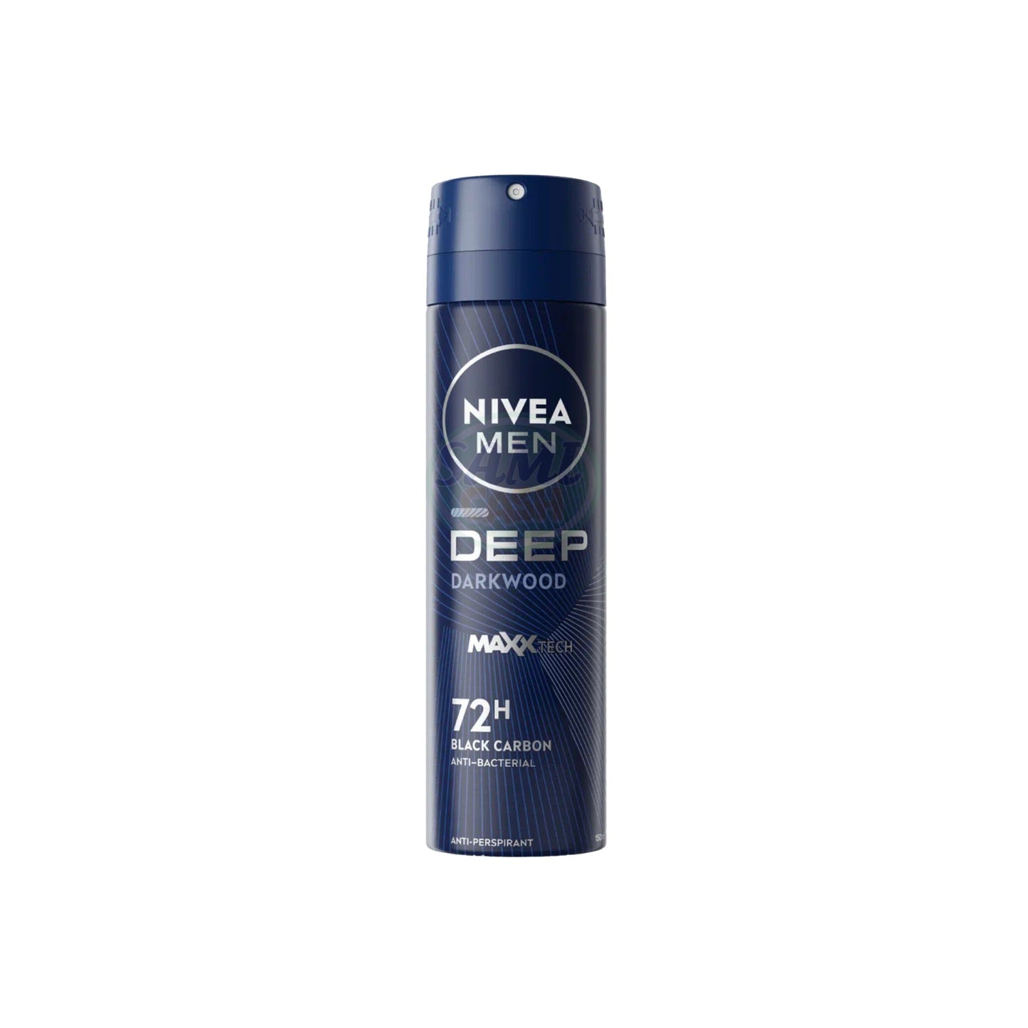 NIVEA DEO SPRAY 150 ML F.M DEEP MALE BLACK CARBONCK CARBON 6 Pack