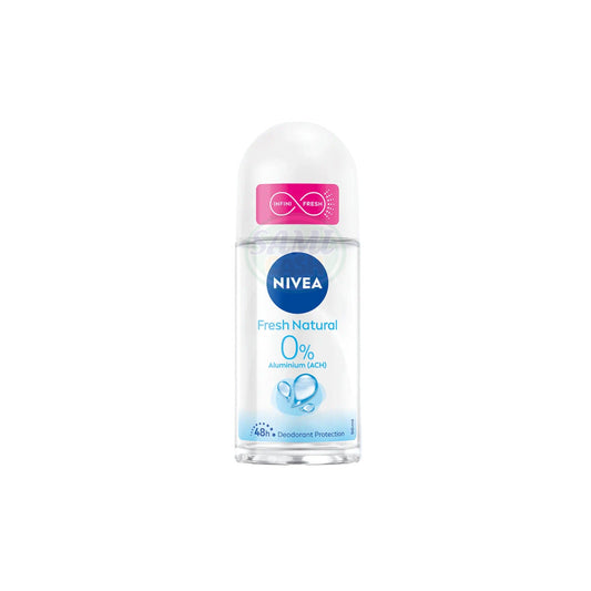 NIVEA DEO ROLL'ON 50 ML FRESH NATURAL 6 Pack