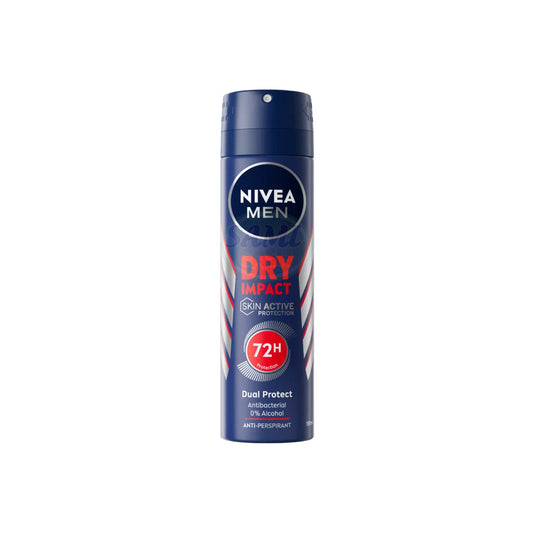 NIVEA DEO SPRAY 150 ML F.M B&W INV. ULTIMATE IMPACT 6 Pack