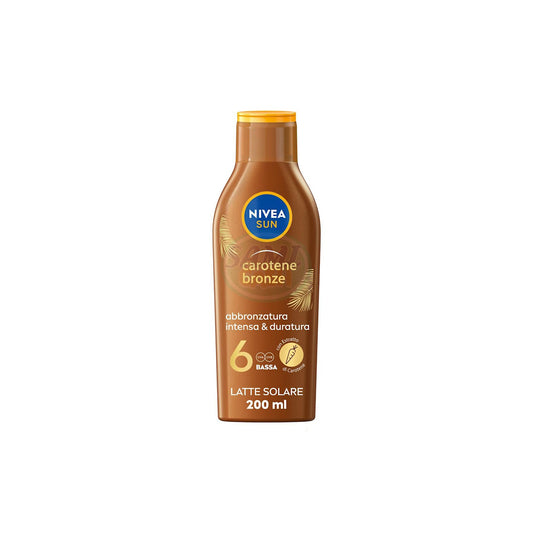 LATTE SOLARE NIVEA CAROTENE BRONZE 200 ML FP6