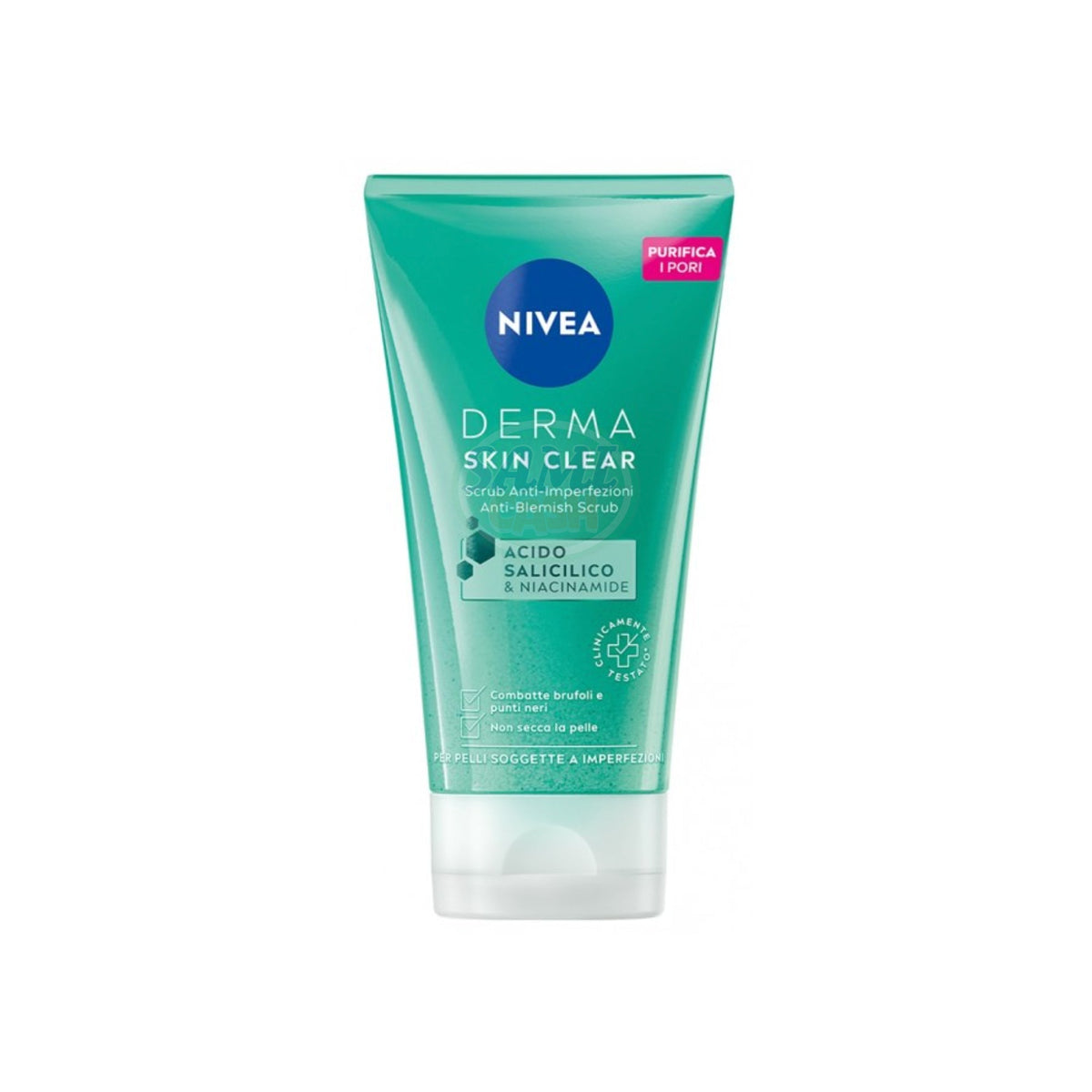 NIVEA DERMA SKIN 150 ML SCRUB VISO 12 Pack