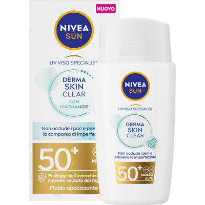 NIVEA SUN VISO DERMA SKIN FP50+ ML.40 18 PZ
