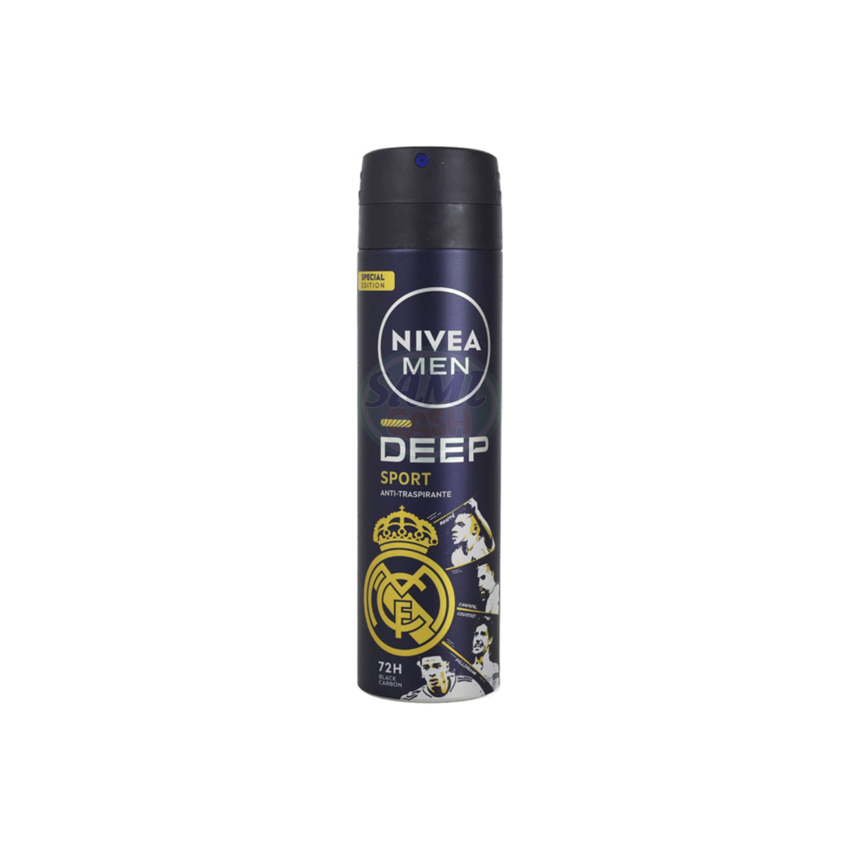 NIVEA DEO SPRAY 150 ML F.M DEEP SPORT BLACK CARBONACK CARBON 6 Pack
