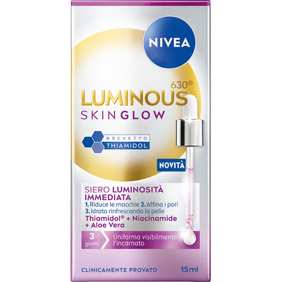 NIVEA LUMINOUS SKIN GLOW SIERO ML.15 3 PZ