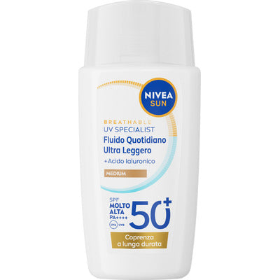 NIVEA SUN VISO FLUIDO MEDIUM FP50+40 9 PZ