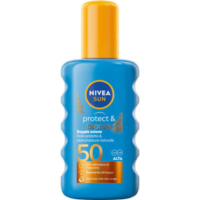NIVEA SUN BRONZE SPRAY FP50 ML.200 6 PZ