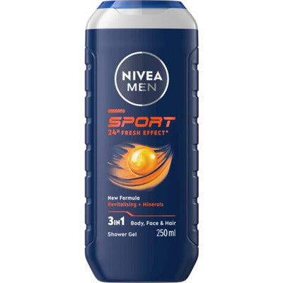 NIVEA DOCCIA MEN SPORT 3IN1 ML.250 12 PZ
