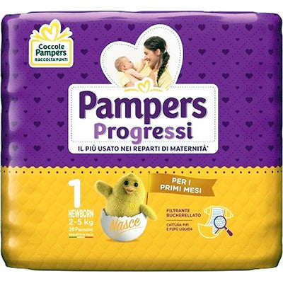PAMPERS PROGRESSI NEWBORN PZ.28 6 PZ