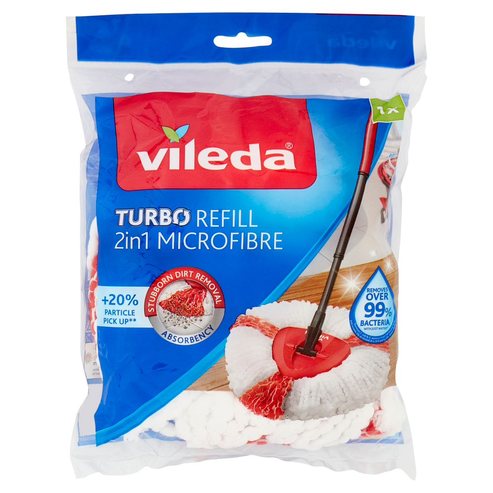 VILEDA TURBO RICAMBIO 2 IN 1