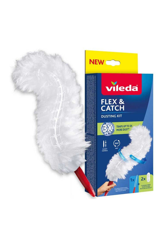 Vileda Flex & Catch Duster Lungo Ricambi 4pz