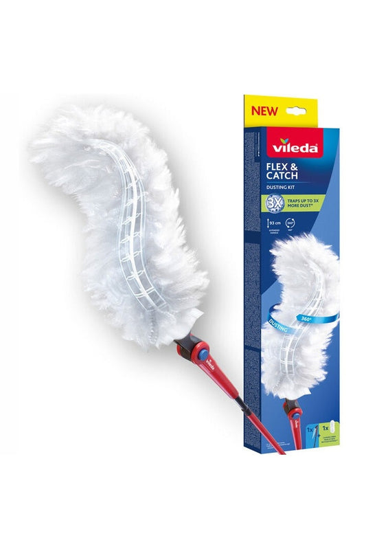 Vileda Flex & Catch Duster Corto + 2Ricambi 6pz